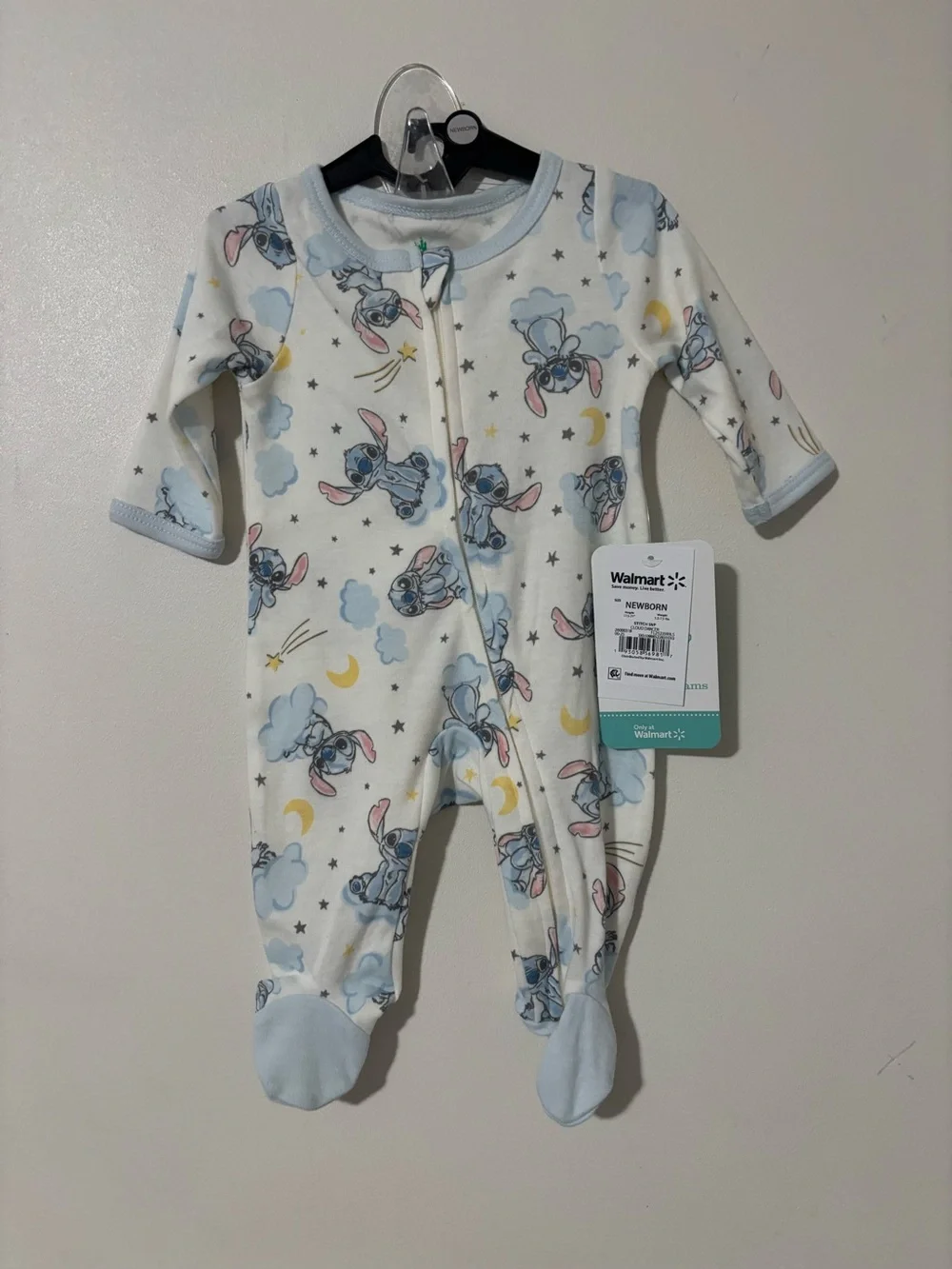 Disney Baby Stitch Pajamas Size Newborn